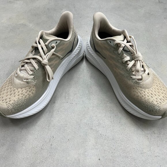 Hoka One One Men's Mach 6 Beige Oat Milk Standard D 1147790/OKB - New - Picture 5 of 6